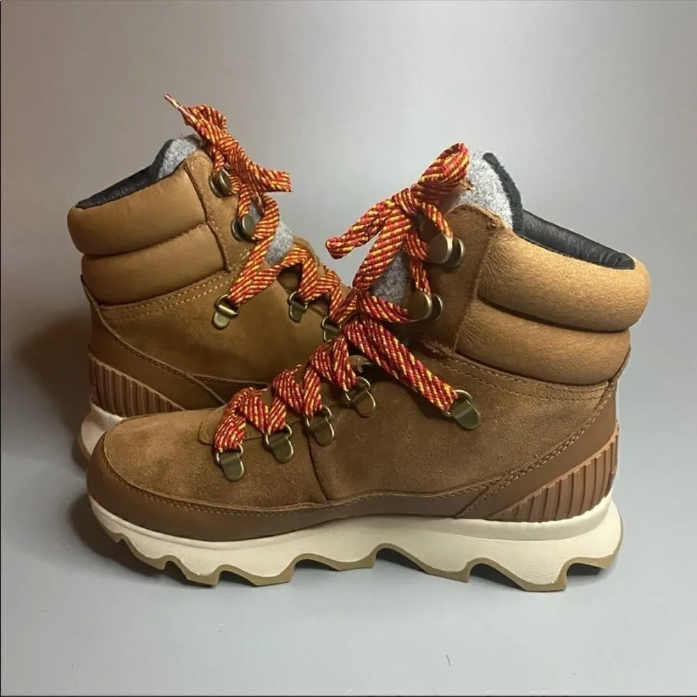 Sorel Kinetic Conquest Boots Velvet Tan 5.5 Waterproof Hiking
